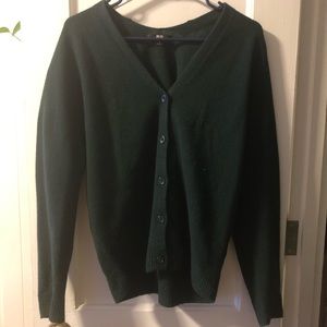 Uniqlo green sweater